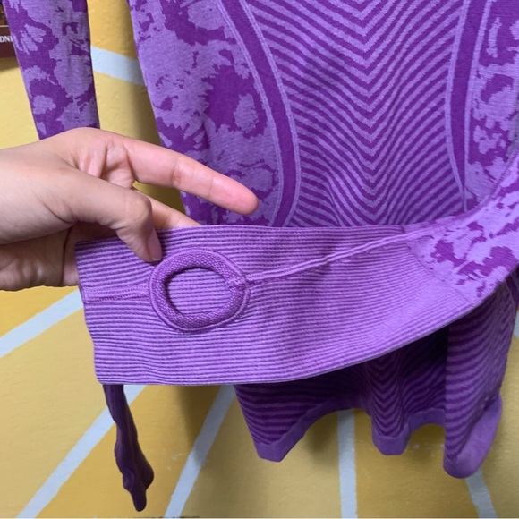 Lululemon Swiftly Tech Long Sleeve Crew Heathered Tender Violet  Size 4 - Picture 7 of 9